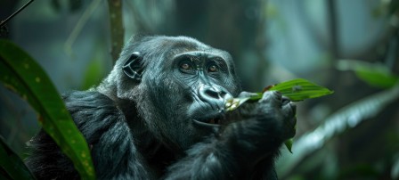 close-up-beautiful-gorilla-wild_23-2151637700